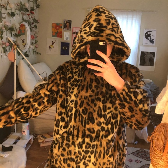 Leopard print hoodie - Picture 1 of 2